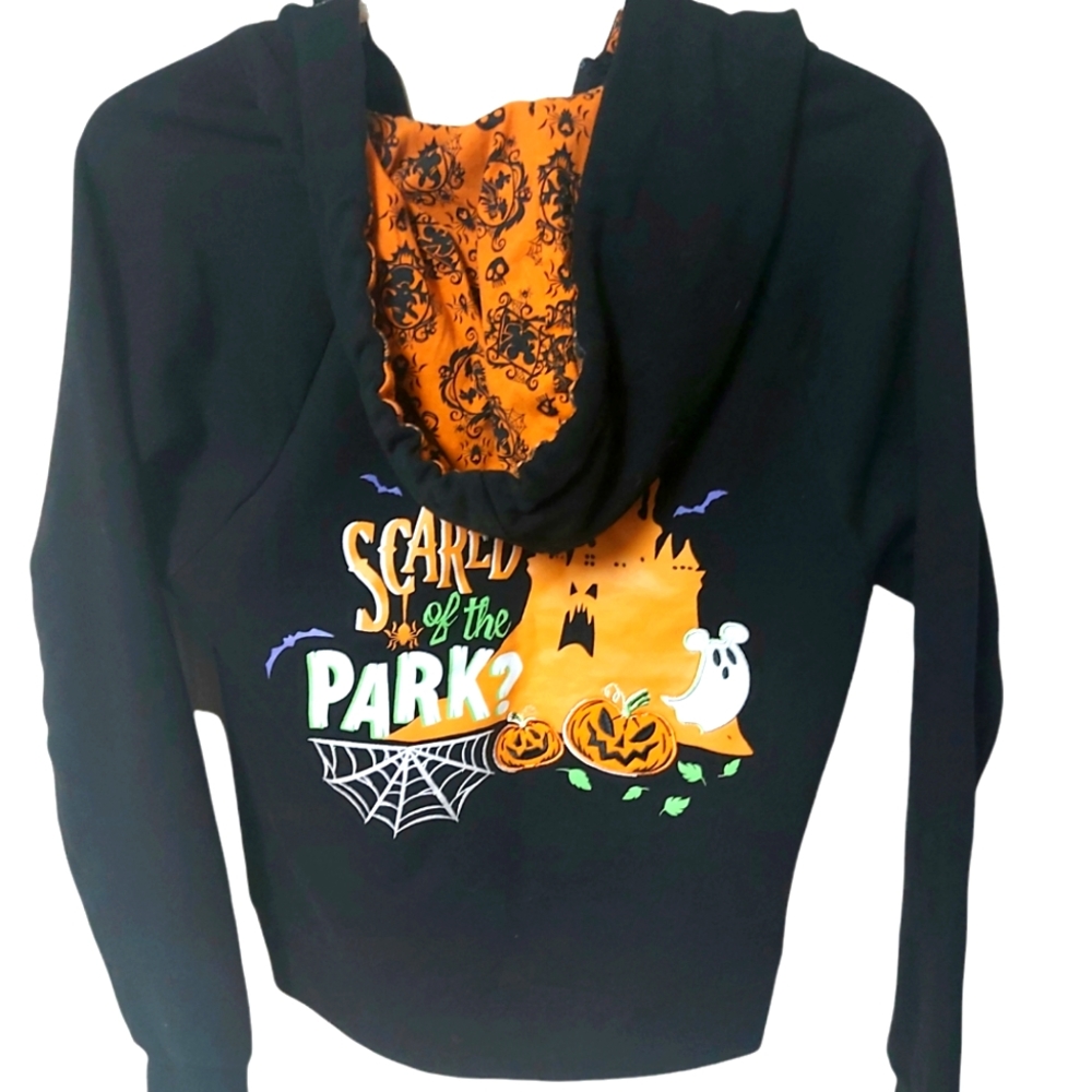 Disney Halloween Are You Scared Of The Park? Hoodie US XS
